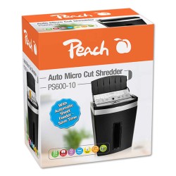 Peach automatický skartovací stroj PS600-10 s křížovým řezem
