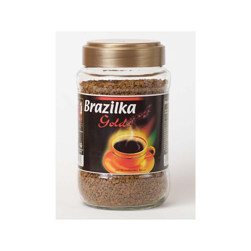 Káva instantní, Samantha, Brazilka Gold, 200g, sklo, standard