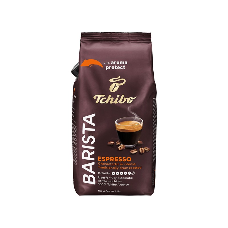 Káva zrnková, Tchibo, Barista Espresso, 1kg, sáček, 100% Arabica