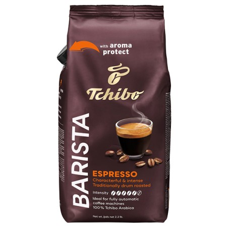 Káva zrnková, Tchibo, Barista Espresso, 1kg, sáček, 100% Arabica