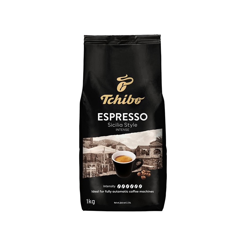 Káva zrnková, Tchibo, Espresso Sicilia Style, 1kg, sáček