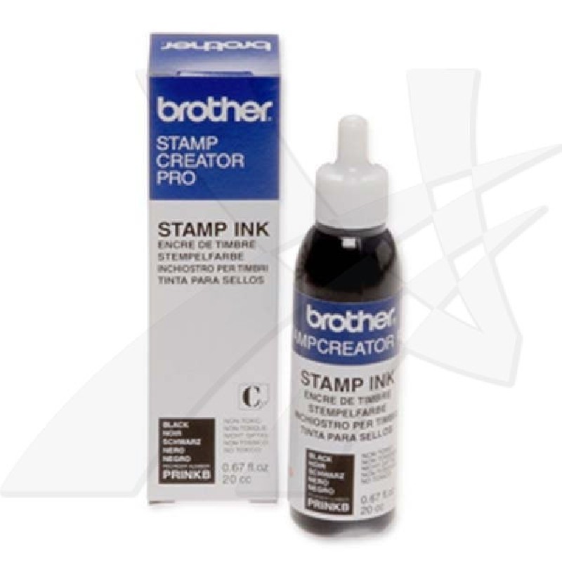 Inkoustová náplň Brother, PRINKB, černá, 20ml