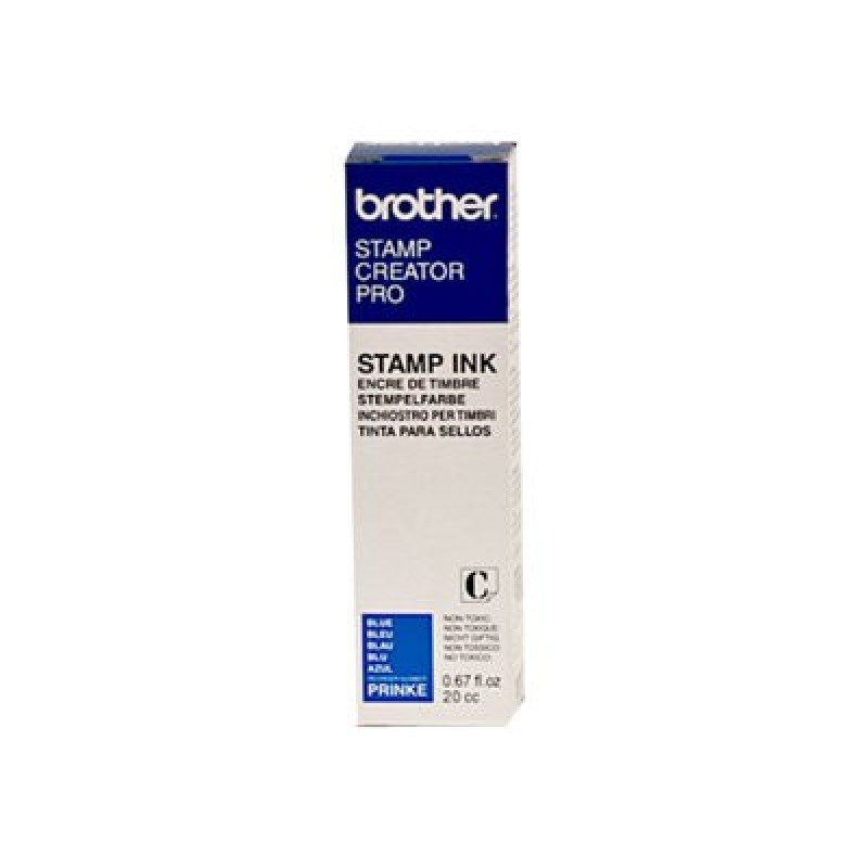 Inkoustová náplň Brother, PRINKE, modrá, 20ml