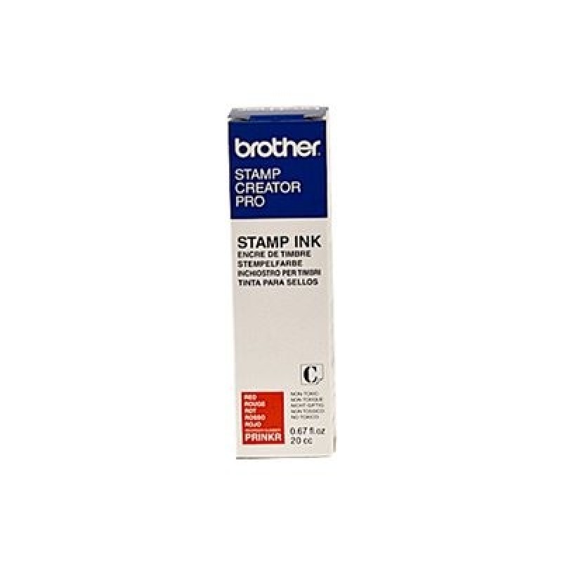 Inkoustová náplň Brother, PRINKR, červená, 20ml