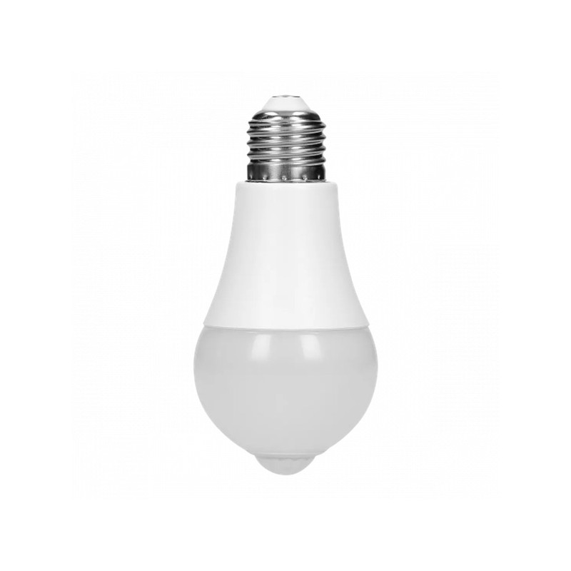 LED žárovka Virone E27, 230V, 12W, 1480lm, 4000k, neutrální bílá, 25000h, se senzorem pohybu