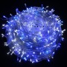 LED osvětlení, řetěz, 10m, 220-240 V (50-60Hz), 6W, modrá, transparentní kabel, 30000h, 100xLED, DOPRODEJ
