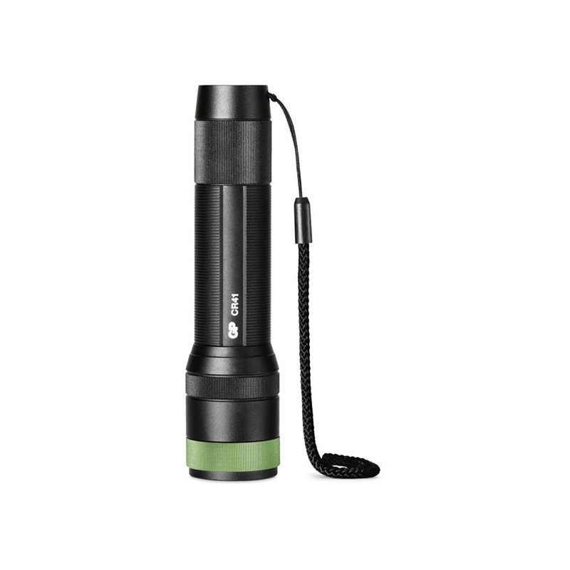 LED svítilna, Li-Ion 3,7V/2500mAh, kovová, černá, 650lm, CR41