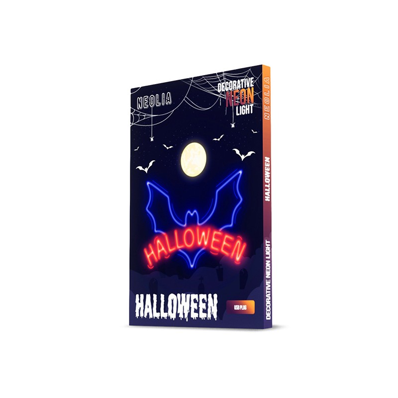 Neon PLEXI LED HALLOWEEN blue red NNE17 Neolia