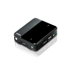 ATEN 2 port DisplayPort KVM USB, audio, včetně kab