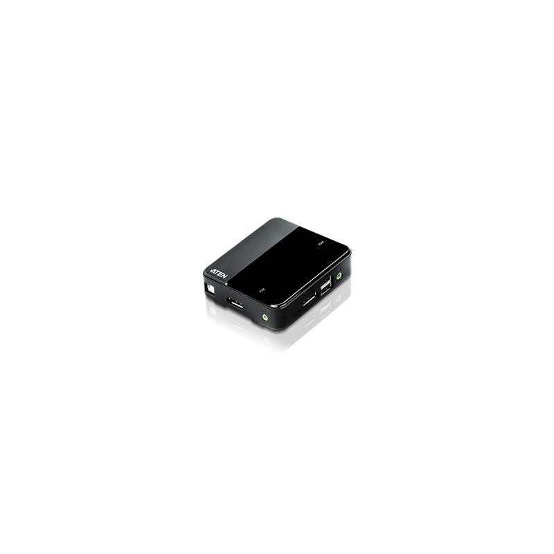 ATEN 2 port DisplayPort KVM USB, audio, včetně kab