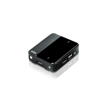 ATEN 2 port DisplayPort KVM USB, audio, včetně kab