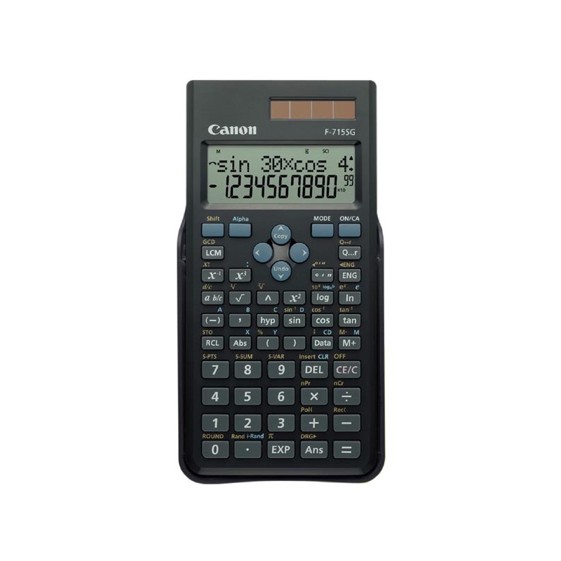 Canon Kalkulačka F-715SG, černá, školní, dvanáctimístná