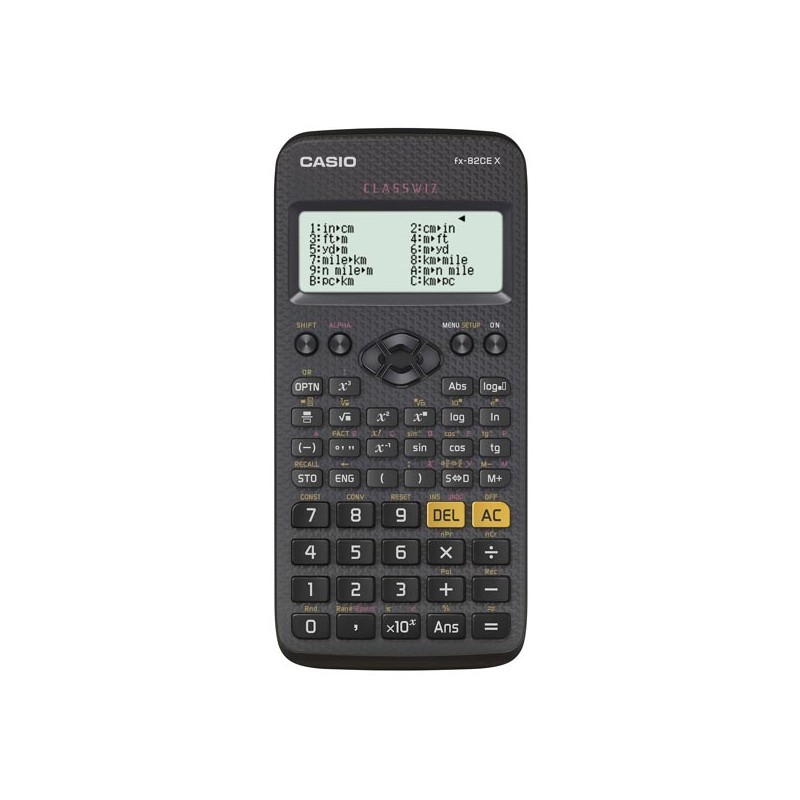Casio Kalkulačka FX 82 CE X, černá, školní