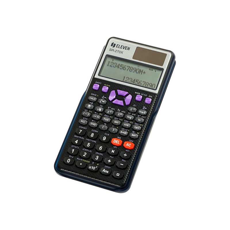 Eleven Kalkulačka SR-270X, černá, školní