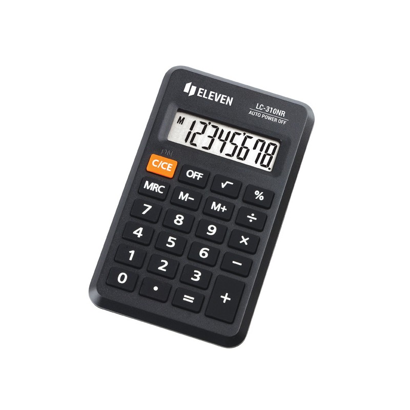 Eleven Kalkulačka LC310NR, černá, kapesní, osmimístná