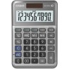 Casio Kalkulačka MS 100 FM, stříbrná, stolní s převodem měn, výpočtem marže, DPH, %
