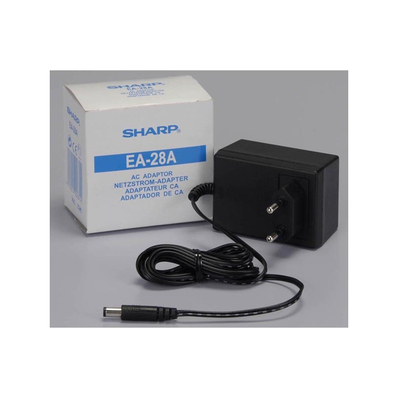Síťový adaptér, SH-MX15W EU, 220V (el.síť), napájení kalkulaček, Sharp, EA28A