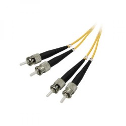 Optický Patch Cord Single mod (9/125), 2xST - 2xST, 2m, economy, DOPRODEJ