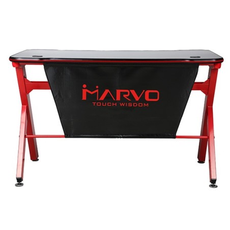 Marvo Herní stůl DE-03, 120 x 66 cm, 73 cm, podsvícený