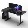 ULTRADESK Herní stůl LEVEL V2, 140x68cm, 72-117cm, elektricky nastavitelná výška