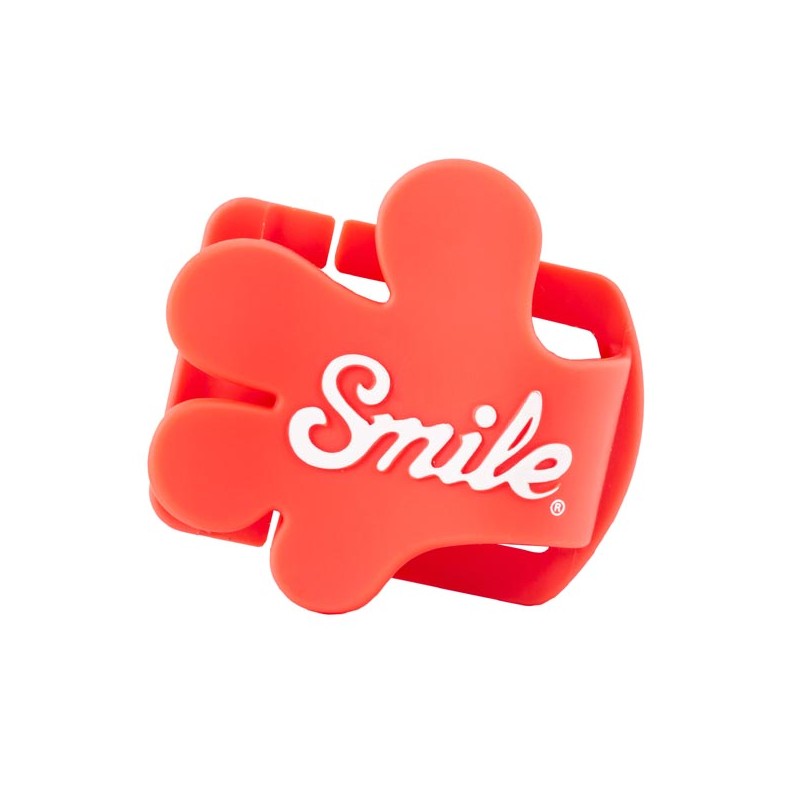 Smile klip na krytku objektivu Giveme5, červený, 16400, DOPRODEJ