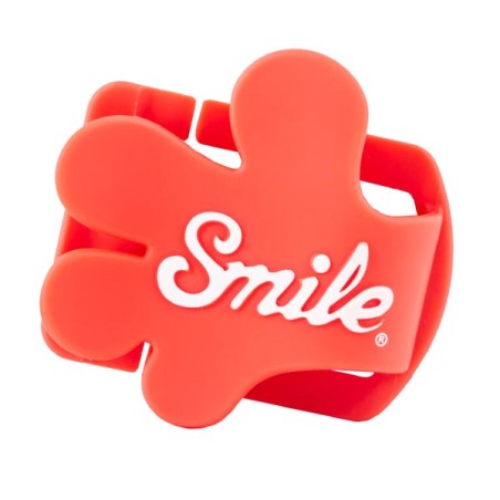 Smile klip na krytku objektivu Giveme5, červený, 16400, DOPRODEJ