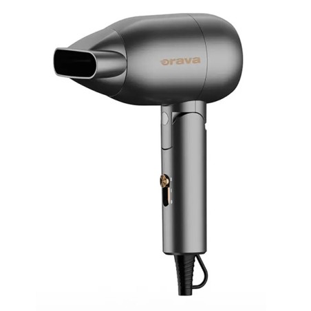 Orava HD-407 cestovní fén, 1300 W, sklápěcí rukojeť, keramická mřížka, 2 stupně výkonu