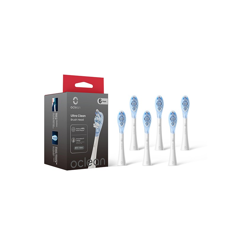 Oclean náhradní hlavice Ultra clean Ultra Clean 6 ks UC03 W06, bílé