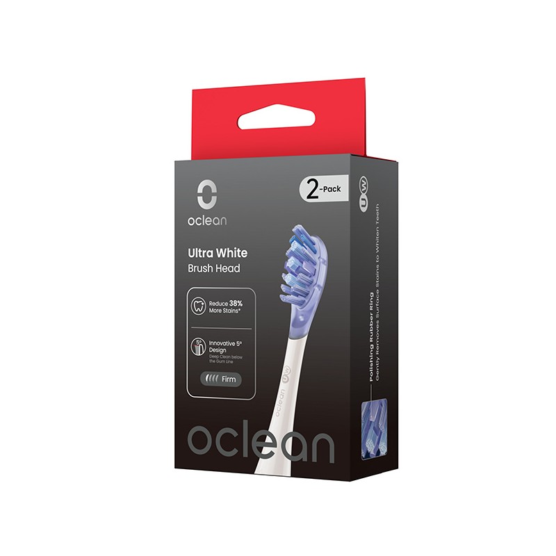 Oclean náhradní hlavice Ultra White UW03 W02, bílé