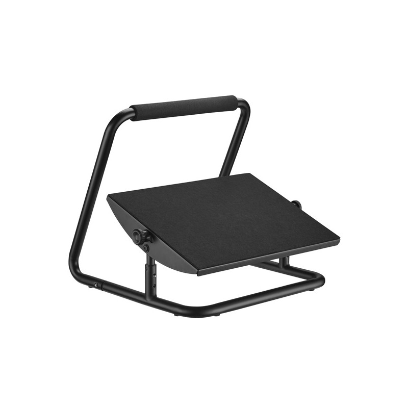 Powerton ERGO FLEX podstavec pod nohy, černý