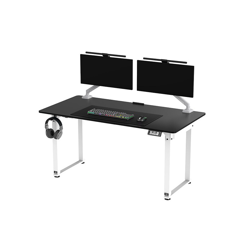 ULTRADESK UPLIFT Pracovní stůl 160X75 cm, 72-118 cm, bílá-černá