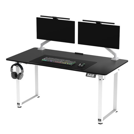 ULTRADESK UPLIFT Pracovní stůl 160X75 cm, 72-118 cm, bílá-černá