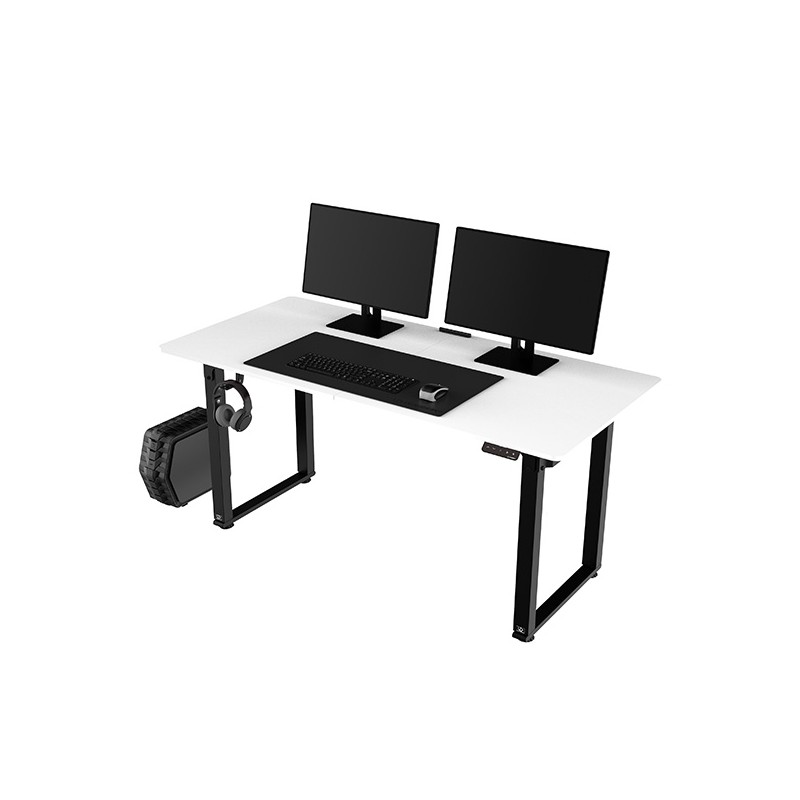 ULTRADESK UPLIFT Pracovní stůl 160x75 cm, 72-118 cm,černá-bílá