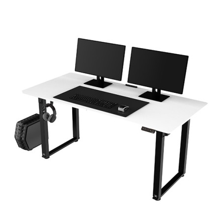 ULTRADESK UPLIFT Pracovní stůl 160x75 cm, 72-118 cm,černá-bílá