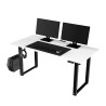 ULTRADESK UPLIFT Pracovní stůl 160x75 cm, 72-118 cm,černá-bílá