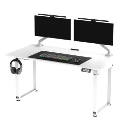 ULTRADESK UPLIFT Pracovní stůl 160x75 cm, 72-118 cm, bílá-bílá