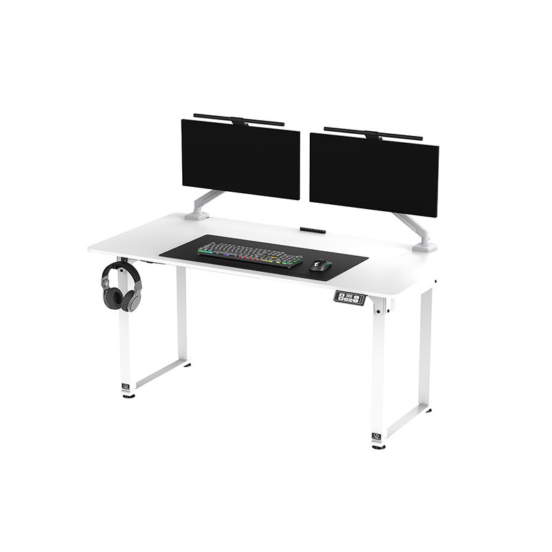 ULTRADESK UPLIFT Pracovní stůl 160x75 cm, 72-118 cm, bílá-bílá