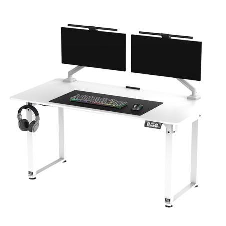 ULTRADESK UPLIFT Pracovní stůl 160x75 cm, 72-118 cm, bílá-bílá