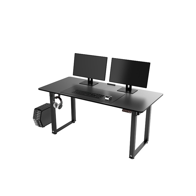 ULTRADESK UPLIFT Pracovní stůl 160X75 cm, 72-118 cm,černá-černá