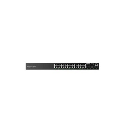 Grandstream GWN7803 L2+ Managed Network Switch 24x 1Gb RJ45, 4x SFP, DHCP, QoS, VLAN