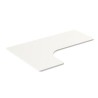 Powerton ERGO EDGE TOP Deska stolu rohová 160x110-60x2,5 cm, bílá