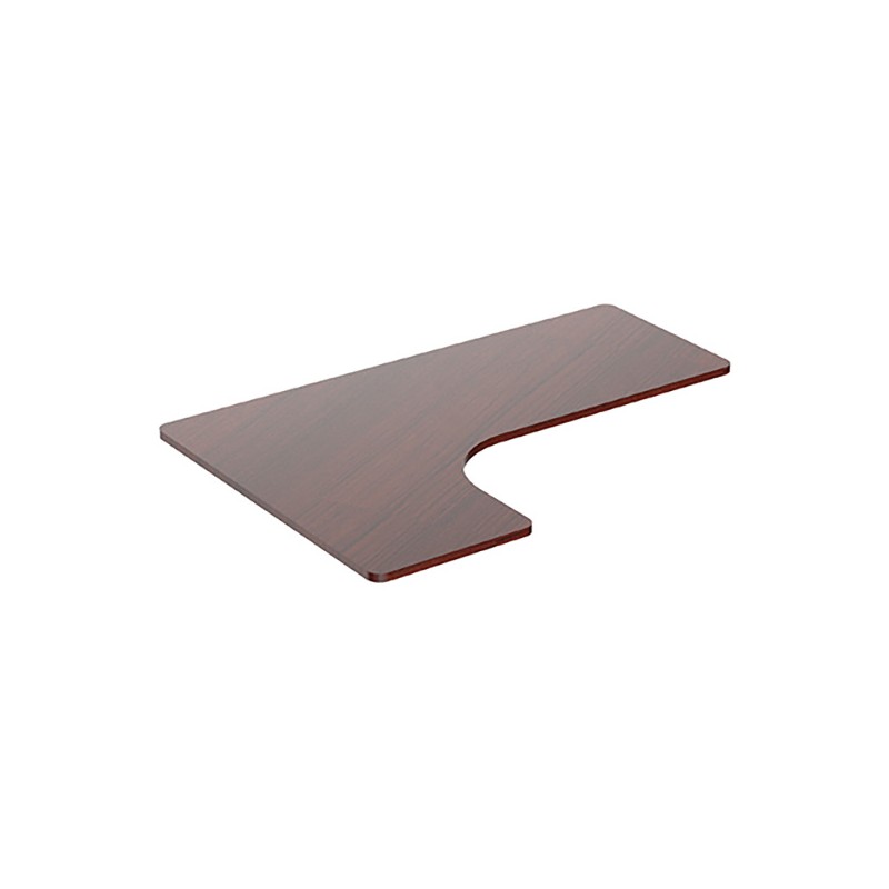 Powerton ERGO EDGE TOP Deska stolu rohová 160x110-60x2,5 cm, ořech