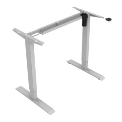 Rám stolu s elektricky nastavitelnou výškou 70 kg nosnost, šedý, DOPRODEJ