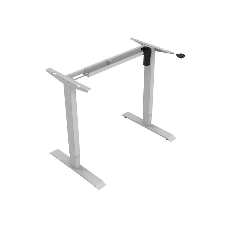 Rám stolu s elektricky nastavitelnou výškou 70 kg nosnost, šedý, DOPRODEJ