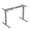 Powerton ERGO UNO Rám stolu s elektricky nastavitelnou výškou 100 kg nosnost, šedý