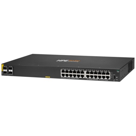 HPE Aruba Networking CX 6100 24G Class4 PoE 4SFP+ 370W Switch