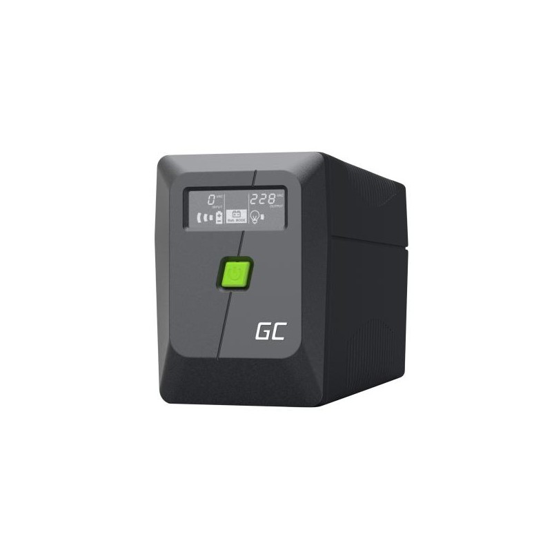Greencell UPS Backup napájení 650VA 360W PowerProof s LCD displej
