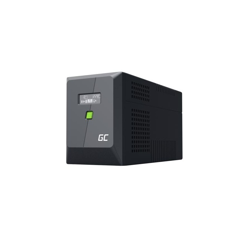 Nepřerušitelné napájení UPS Greencell 1500VA 900W PowerProof s LCD displej