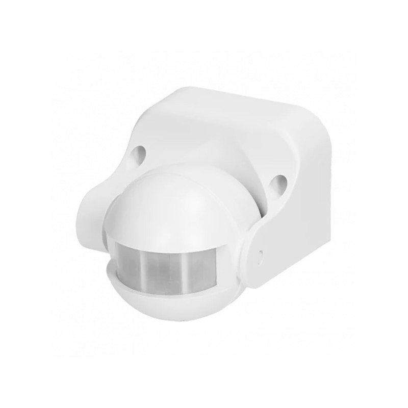 PIR senzor 230V 50Hz, 12m, max. 1200W, bílý, ORNO, 180&deg , IP44, infračervený