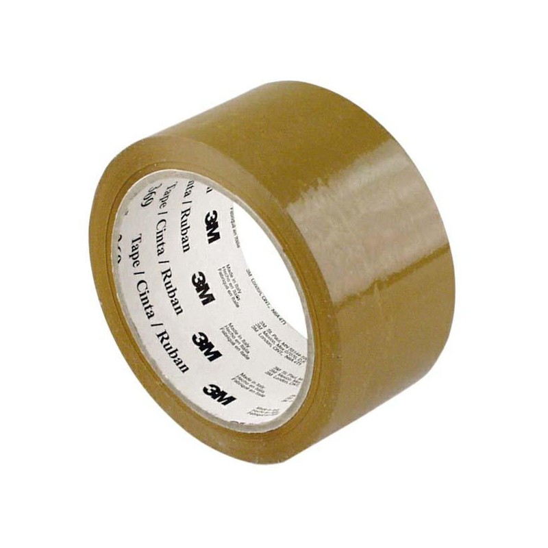 Lepicí páska, akrylová, 3M, hnědá, 50mm, 66m